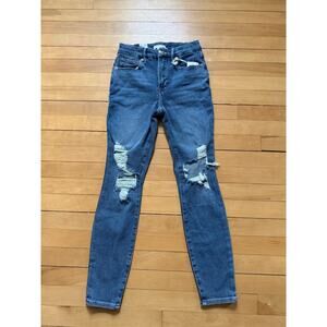 NWT Good American Good Legs Crop Skinny Jeans - Women’s Size 2/26